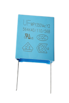 Box-Type Metallized Polypropylene FilmInterference Suppression Capacitor (MPY/Y2)