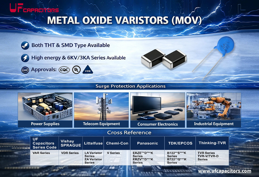 How Metal Oxide Varistors Work in Circuit Protection